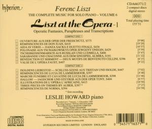 Liszt: Complete liszt 06 : at the opera 1 - Afbeelding 2