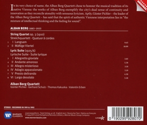 Lyric suite/string quartet op 3 - Afbeelding 2