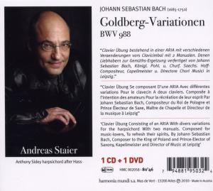 Bach: Goldberg Variationen BWV 988 - Andreas Staier, cd + dvd - Afbeelding 2