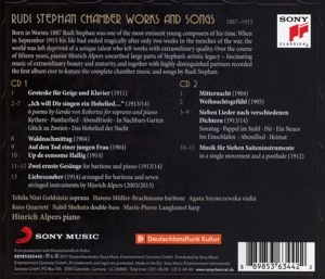 Stephan: Chamber works and songs - Alpers, Kuss Quartett - Afbeelding 2
