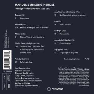 Handel's Unsung Heroes - Lucy Crowe, Iestyn Davies, Christine Rice, La Nuova Musica, David Bates - Afbeelding 2
