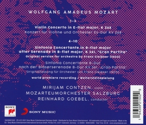 New Mozart - Mirijam Contzen, Mozarteumorchester Salzburg, Reinhard Goebel - Afbeelding 2