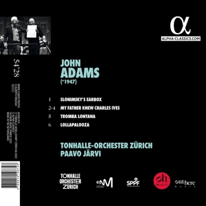 Adams: My Father Knew Charles Ives, Slonimsky's Earbox, Tonhalle-Orchester Zürich, Paavo Järvi - Afbeelding 2