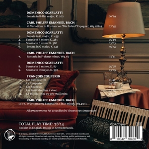Vincent van Amsterdam - Inventio - CPE Bach, Couperin, Scarlatti - Afbeelding 2