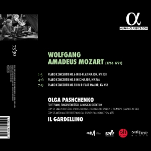 Mozart: Piano Concertos 6, 8 & 18 Pashchenko - Afbeelding 2